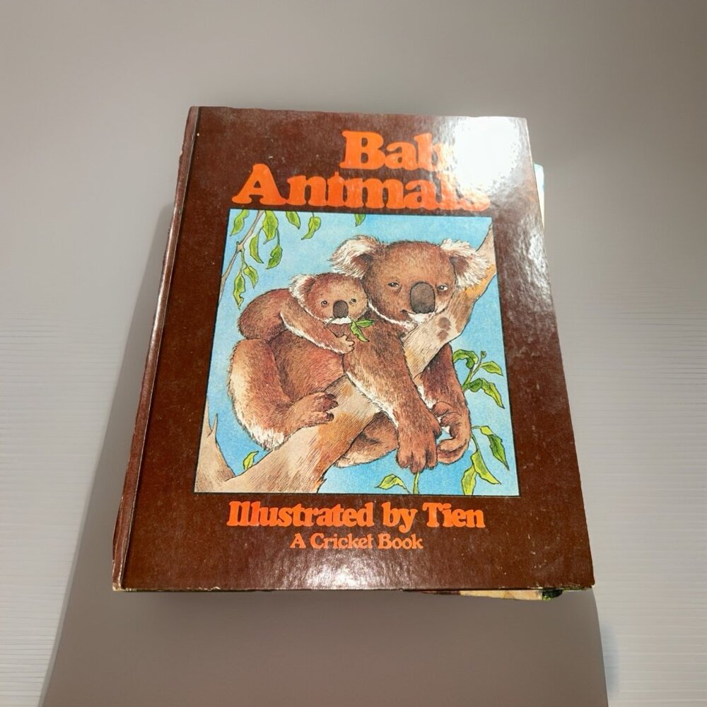 Vintage 1977 Baby Animals Hardcover Book Platt & Munk